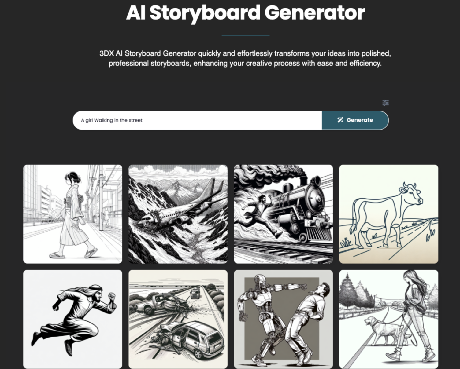 Storyboard.ai - A Reliable tool for storyboard template AI