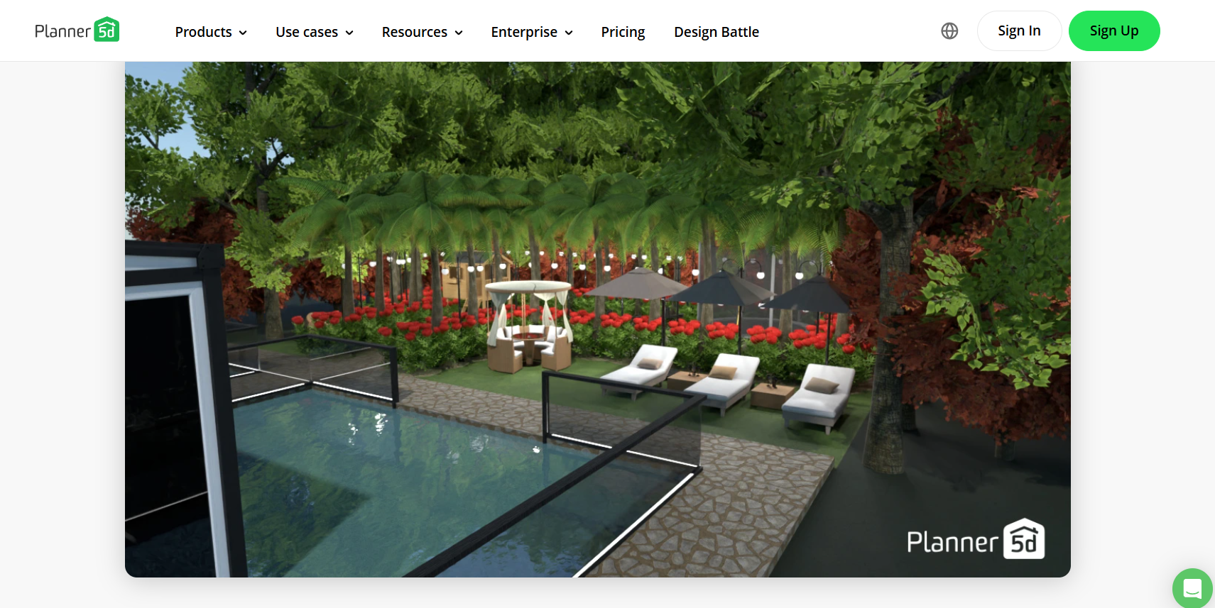 Planner 5D AI garden designer