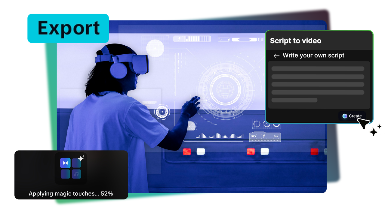 Precise creative AI control