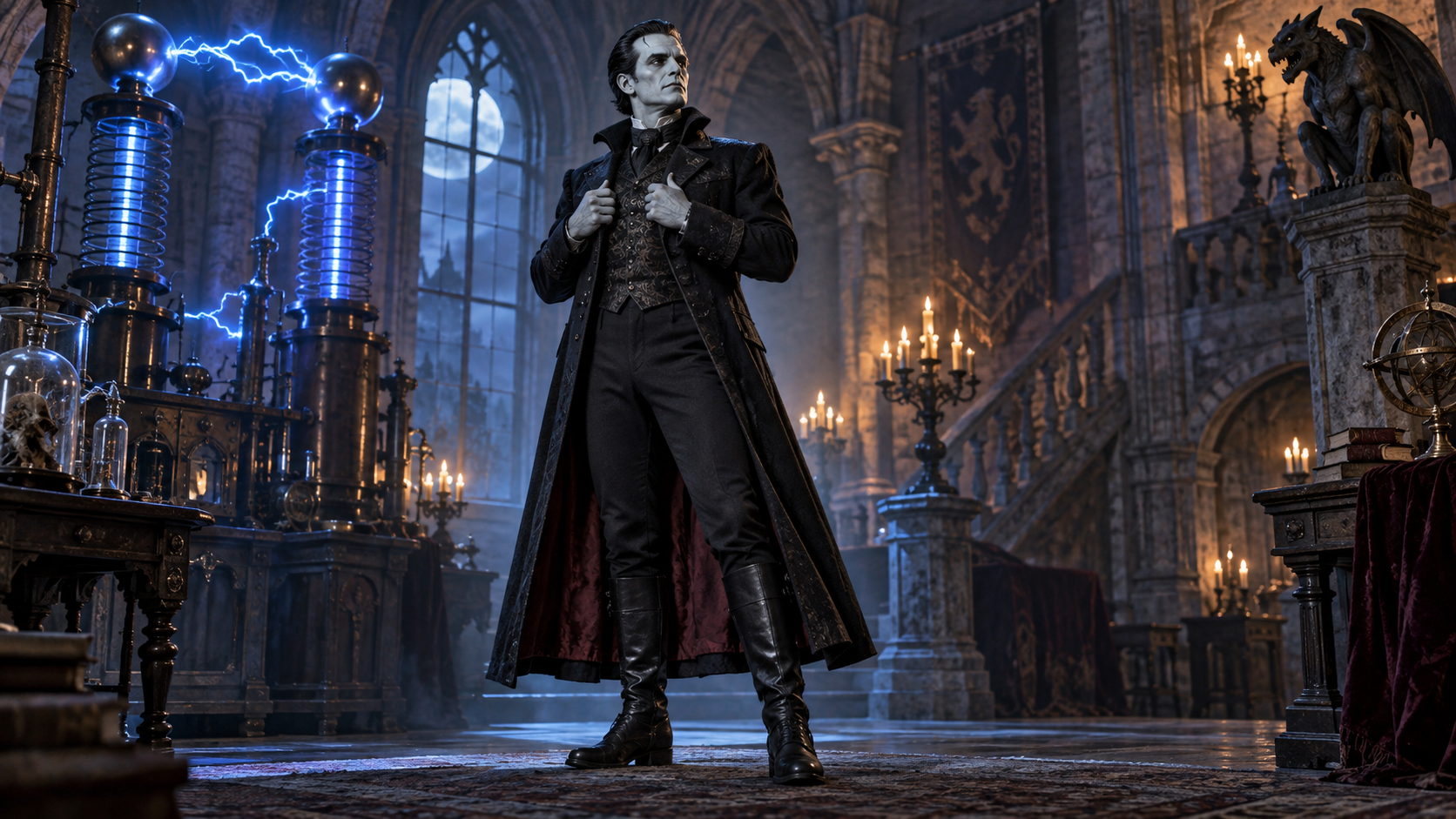 Ví dụ về Đánh thức Gothic Toàn thân cho sự biến đổi AI Frankenstein