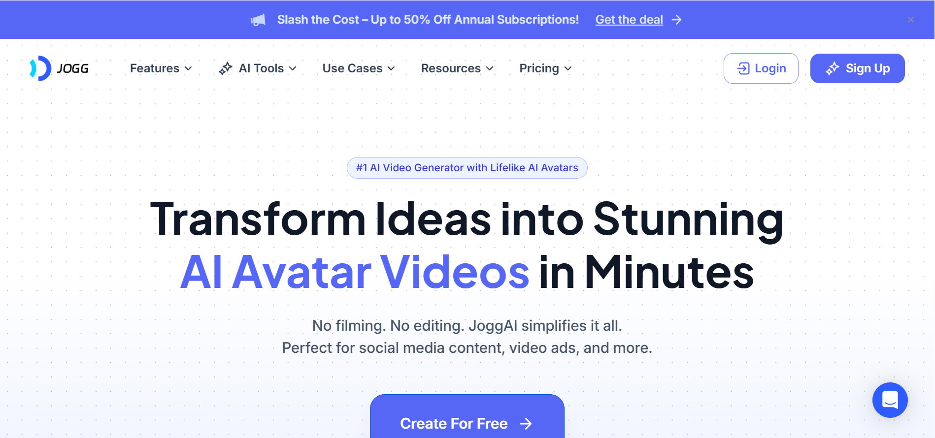 Jogg AI – ein Online-Tool zur Videoerstellung