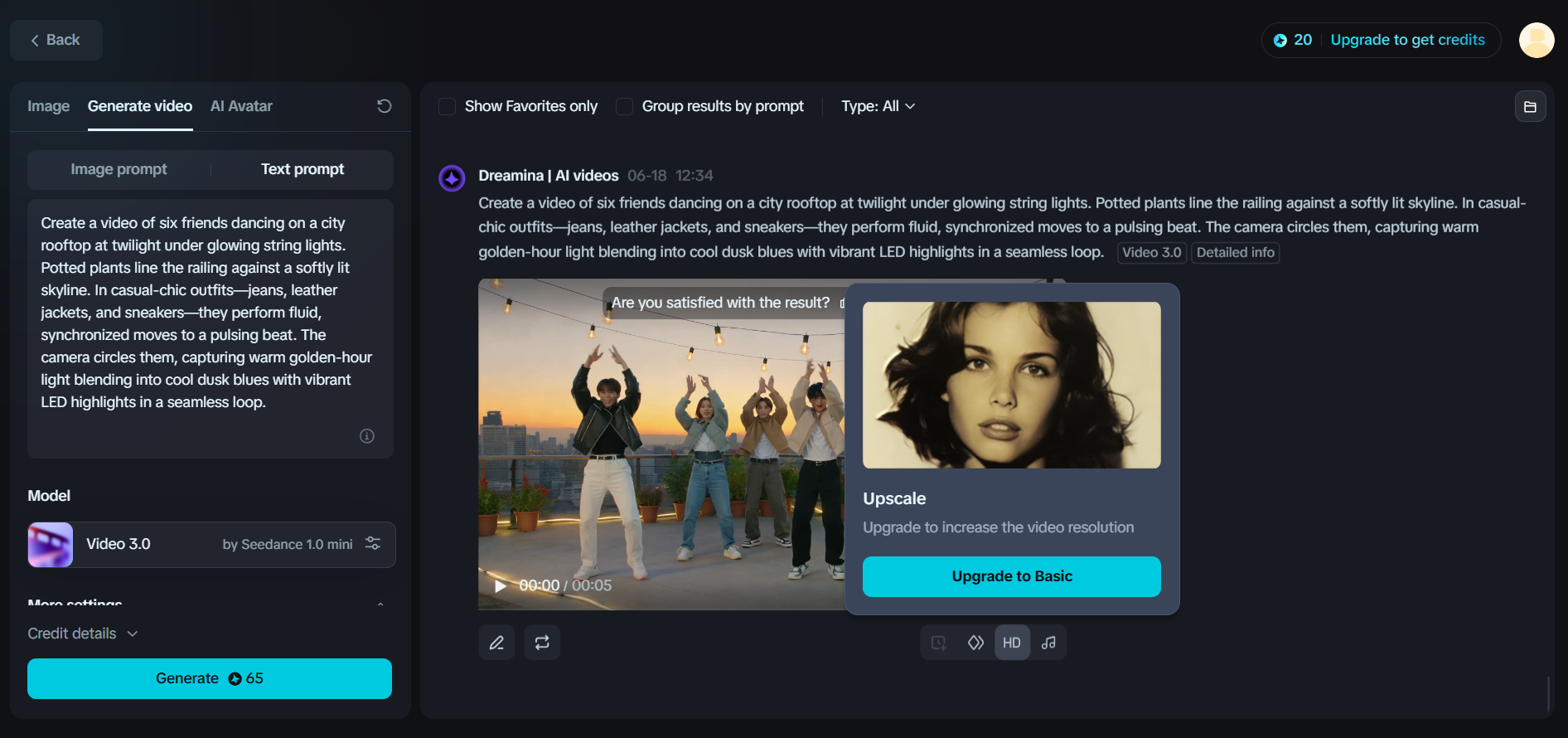 HD gehobener Maßstab