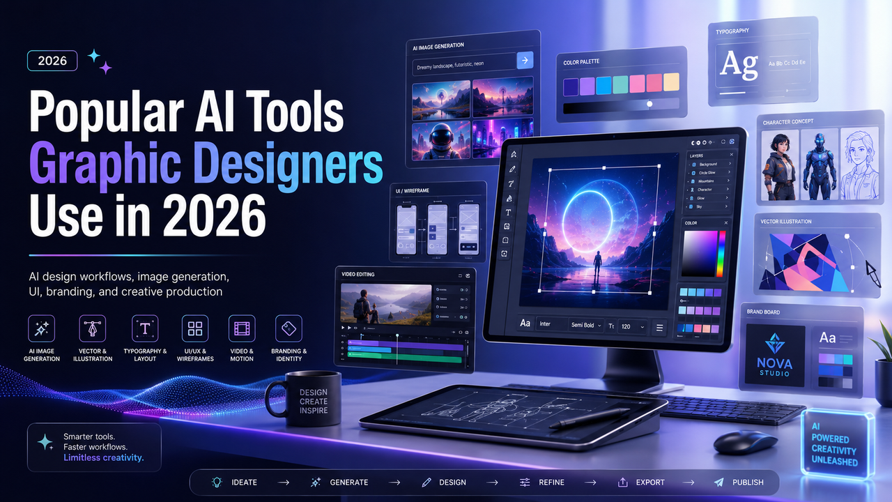 Popular AI Tools Graphic Designers Use in 2026