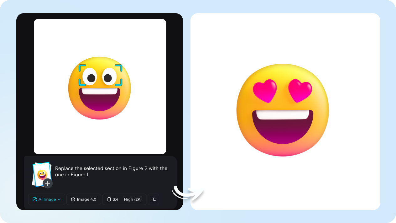 Affinez les couleurs et les expressions avec une édition intelligente