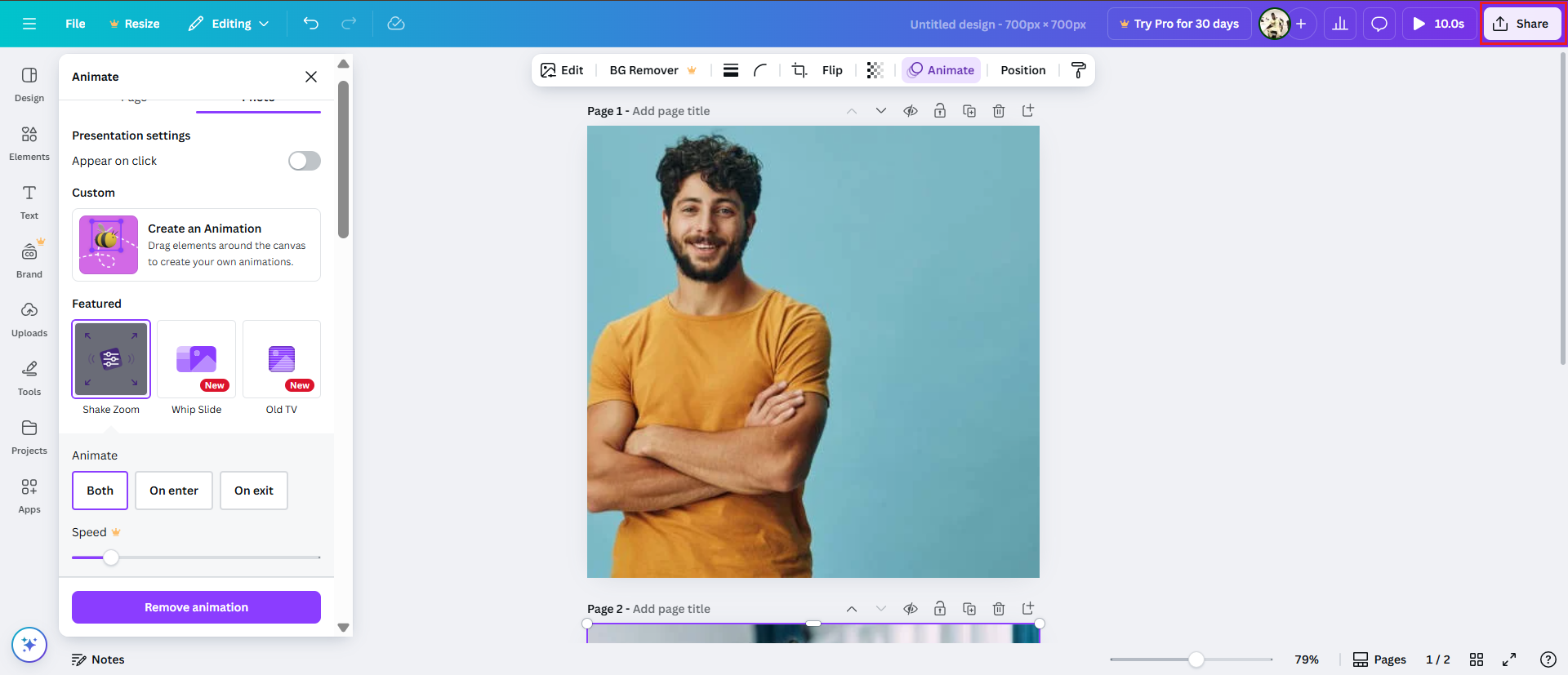 JPEGs to video