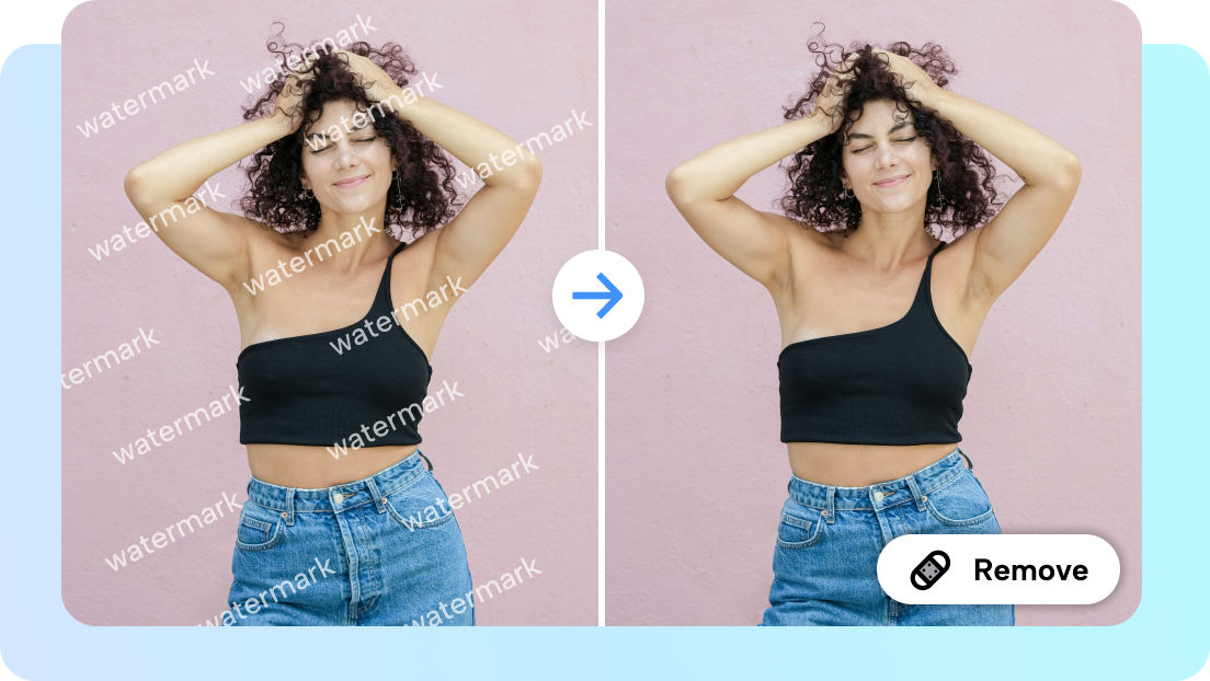 filigran AI cu inpainting