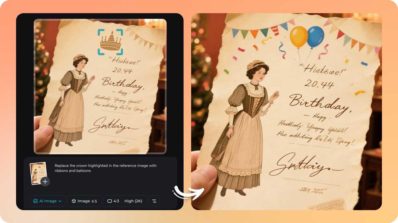 polish designs further with interactive AI editing