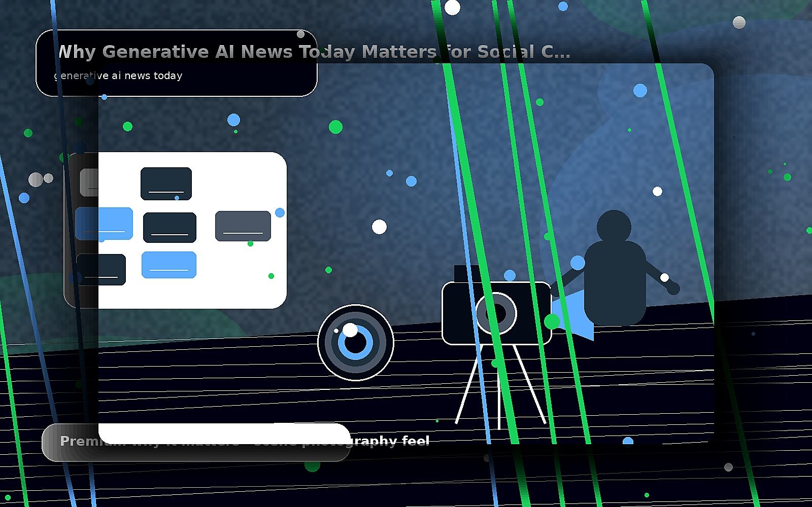Why Generative AI News Today Matters for Social Content Teams — premium scene image for generative ai news today
