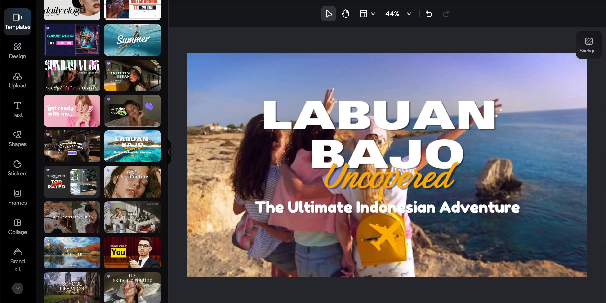 Interface of the CapCut desktop video editor - an efficient way to resize TikTok thumbnails
