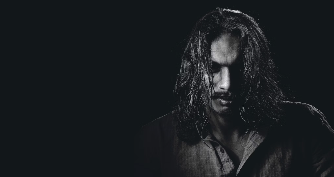 Dark, villainous voice