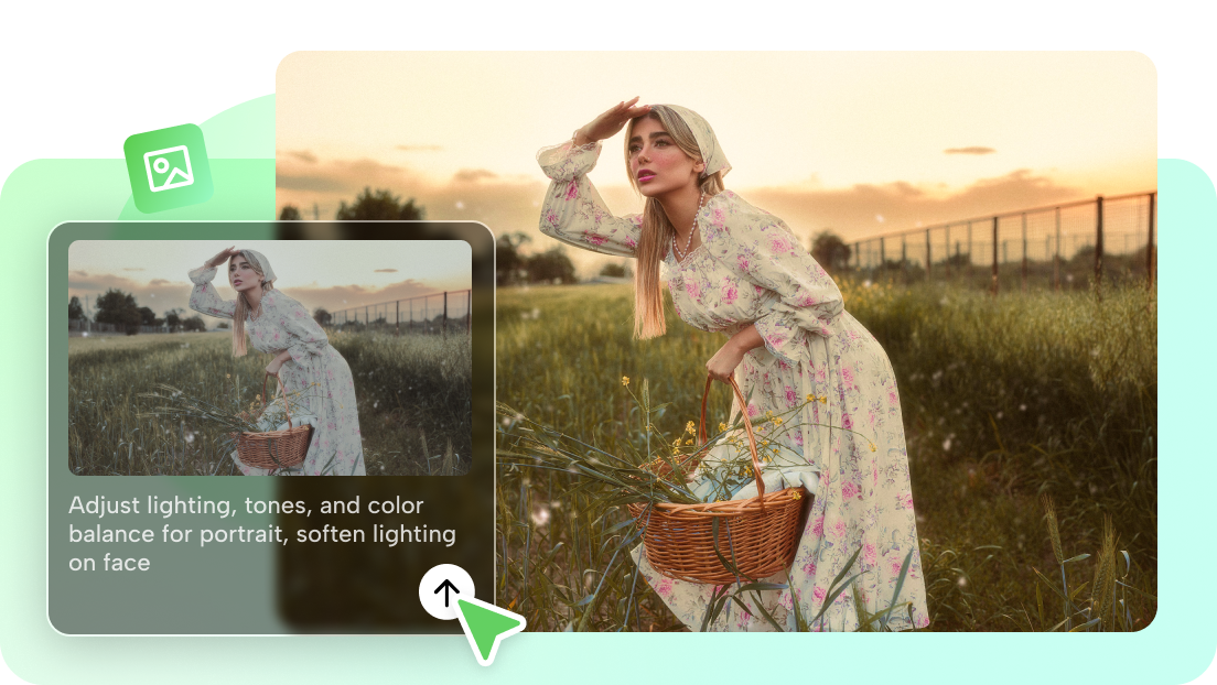Accurate tones with AI image color correction