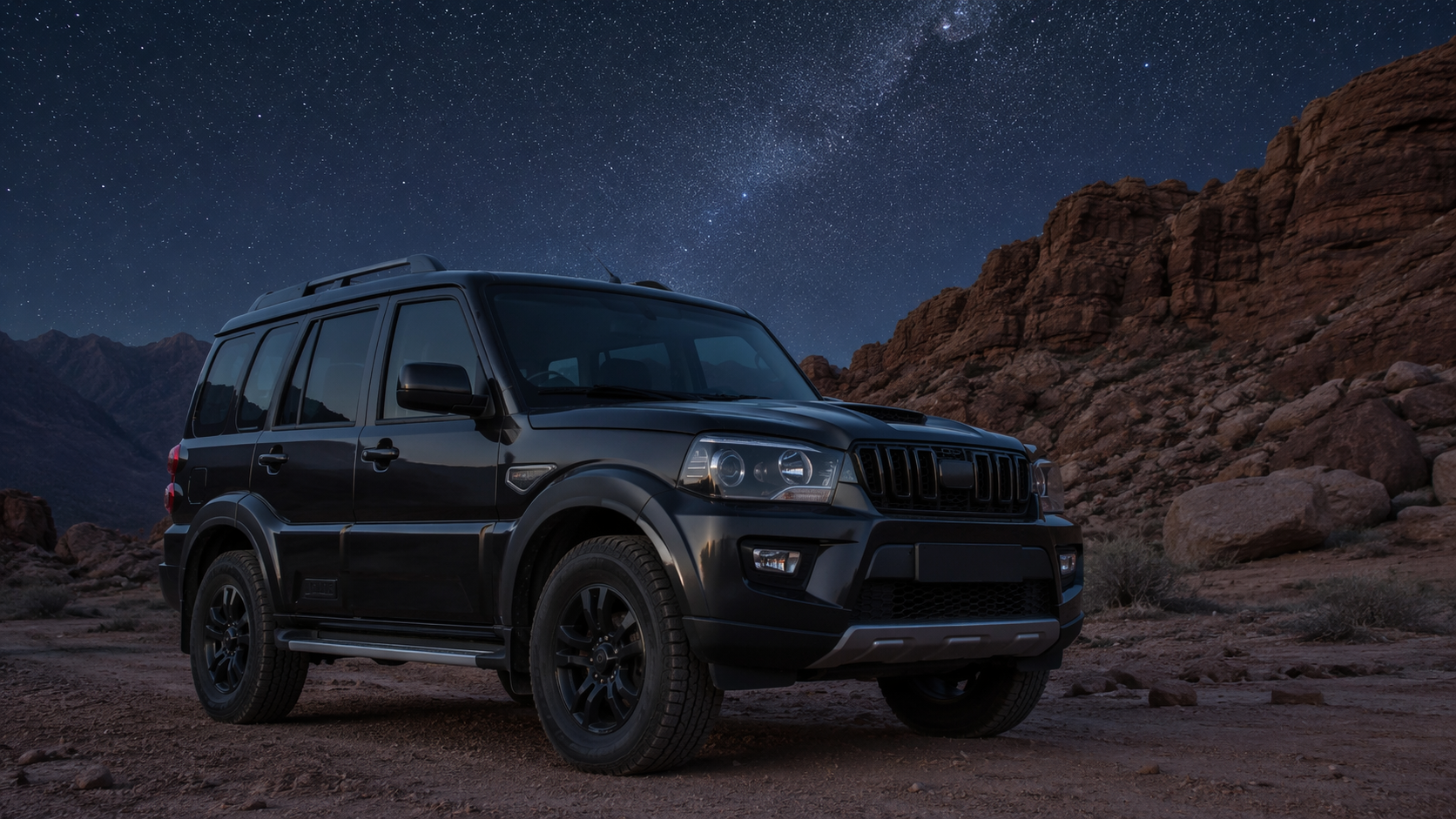 Dreamina Gemini Scorpio Car Prompts Prompt Beispiel 3: Starry Road Chase