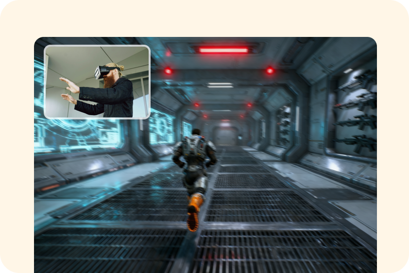 Motion blur effect in virtual lens simulation in CapCut