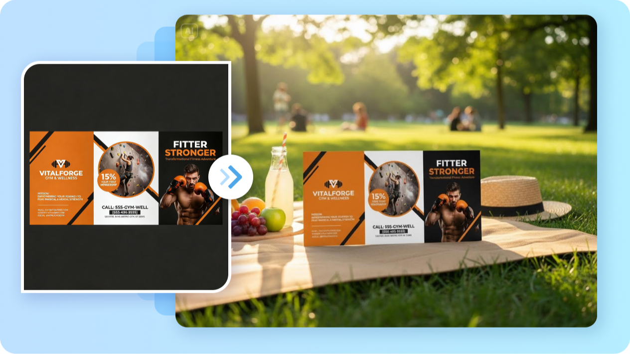 Build custom magazine mockups from brand logos