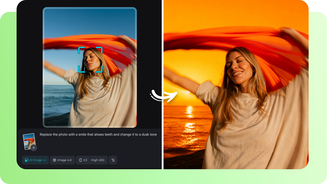 interactive editing image