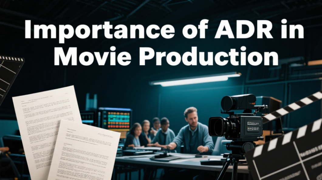 Principais razões pelas quais o ADR é crucial na produção cinematográfica