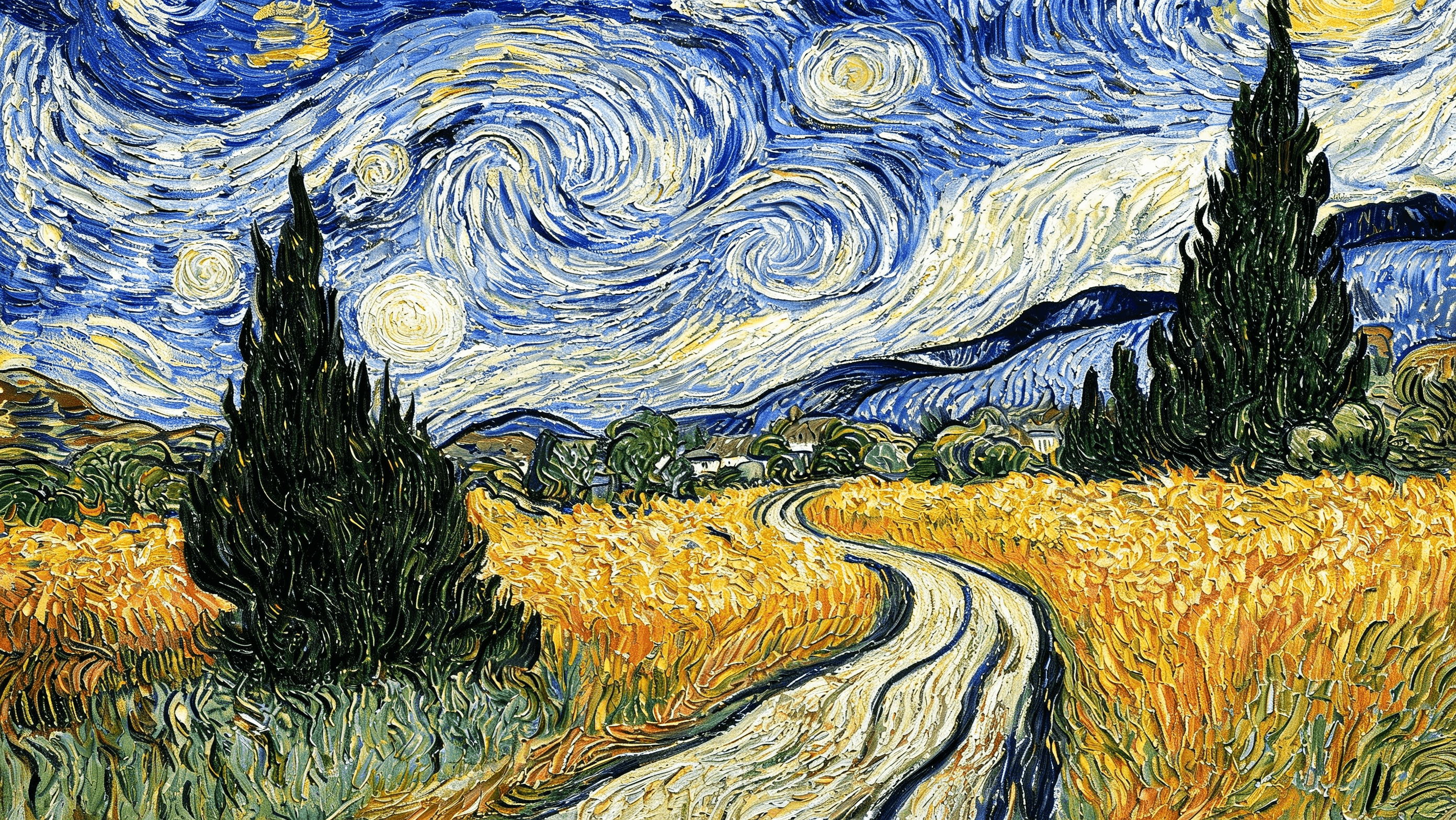 Restyle Landscapes With Swirling Color Motion