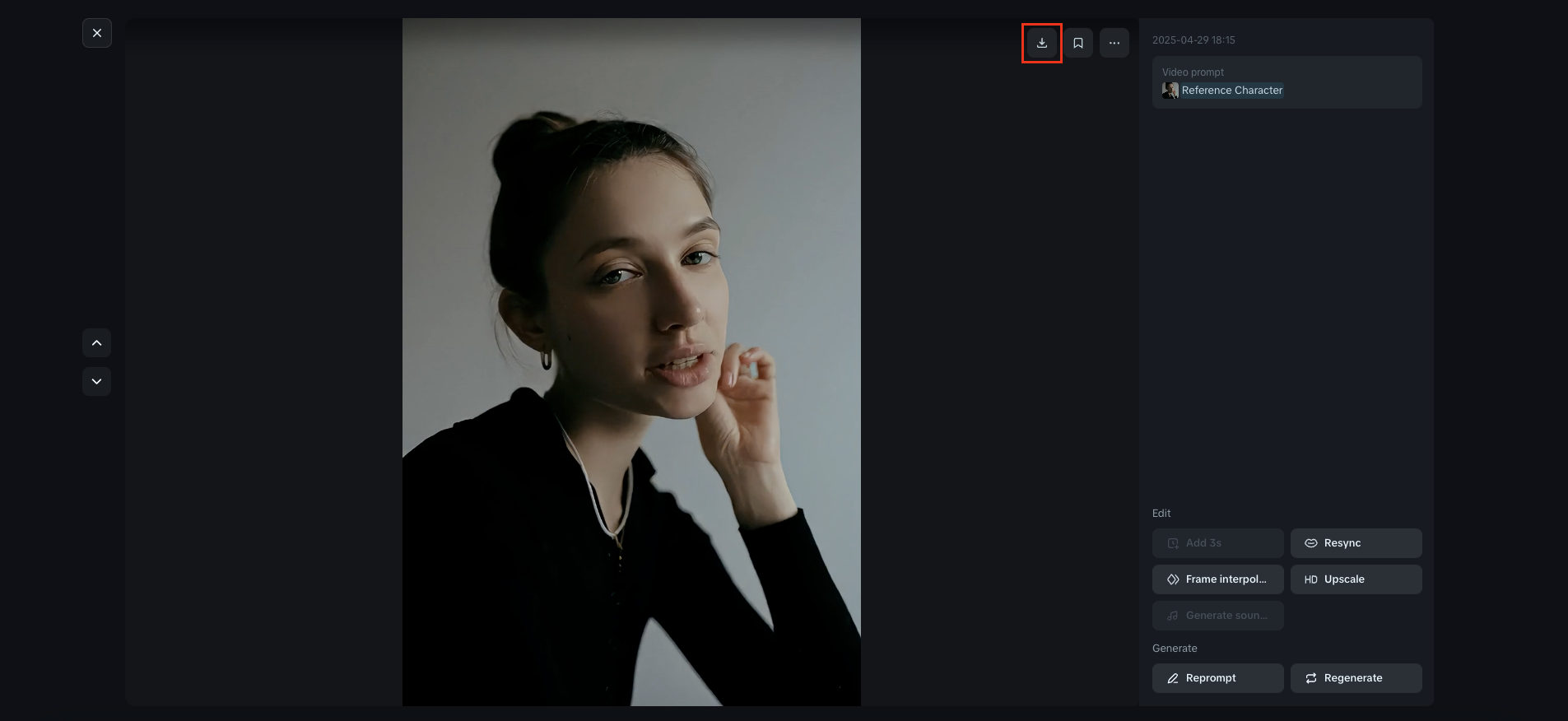 Unduh video avatar AI gratis