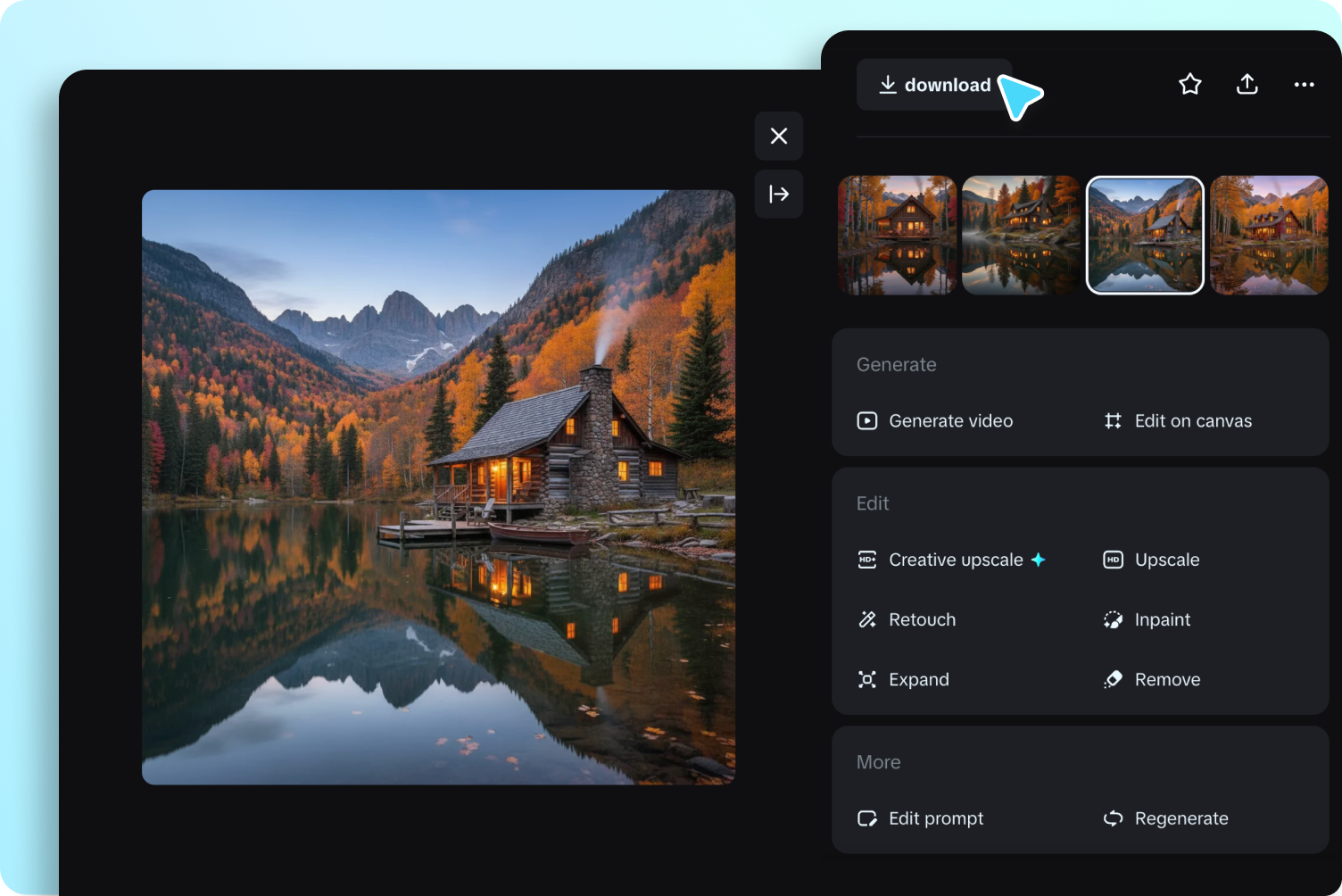 ดาวน์โหลดภาพของคุณ