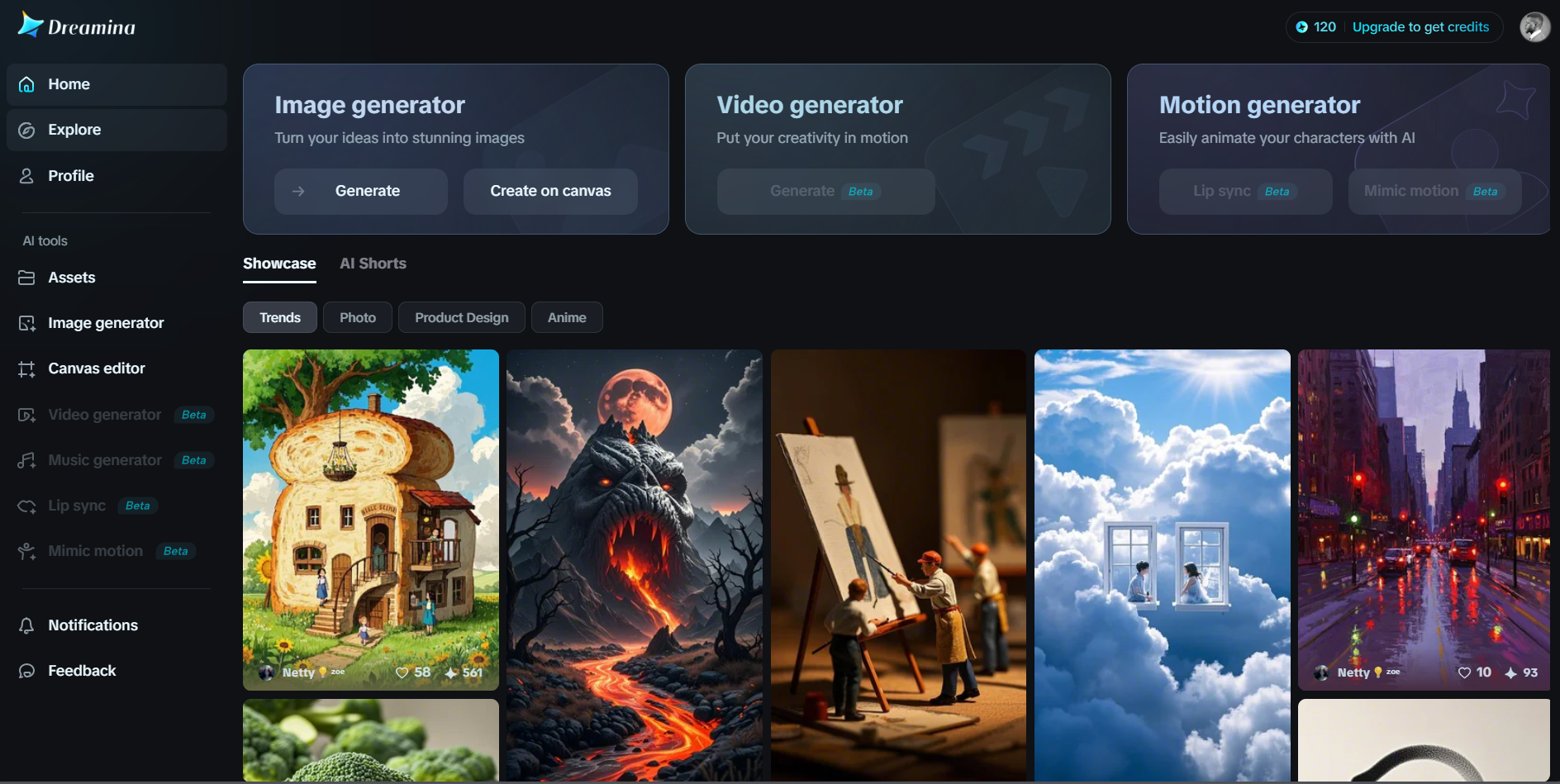 Dreamina: creating video from text