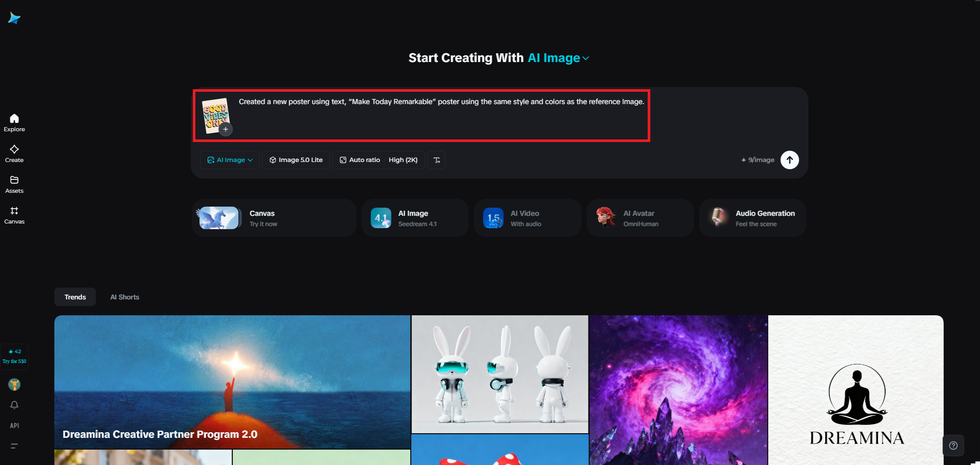 Add reference and prompt
