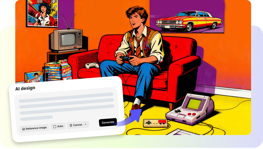 Create an illustration with one-click