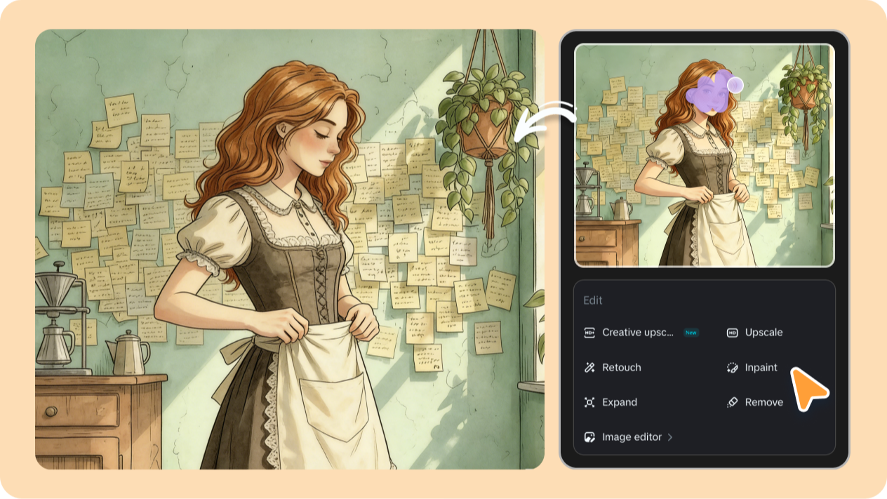 Refine characters with Dreamina's AI random anime character generator