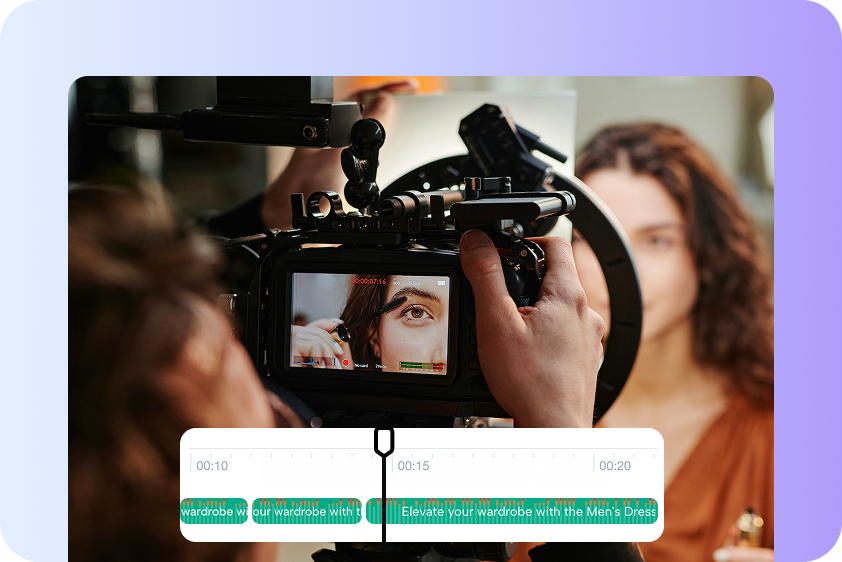  Animated ad video with diverse AI-generated voices