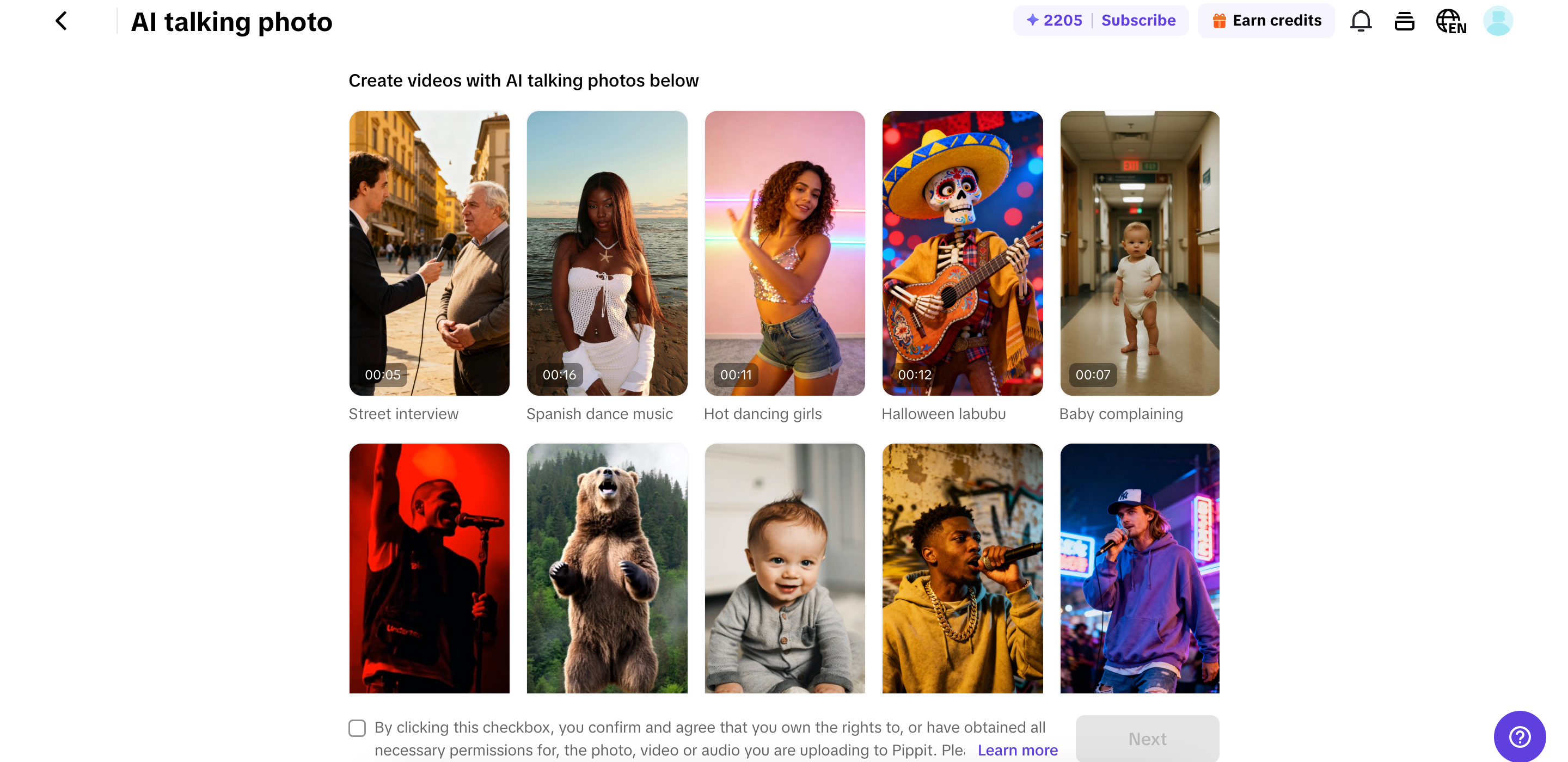 Turn images into videos
