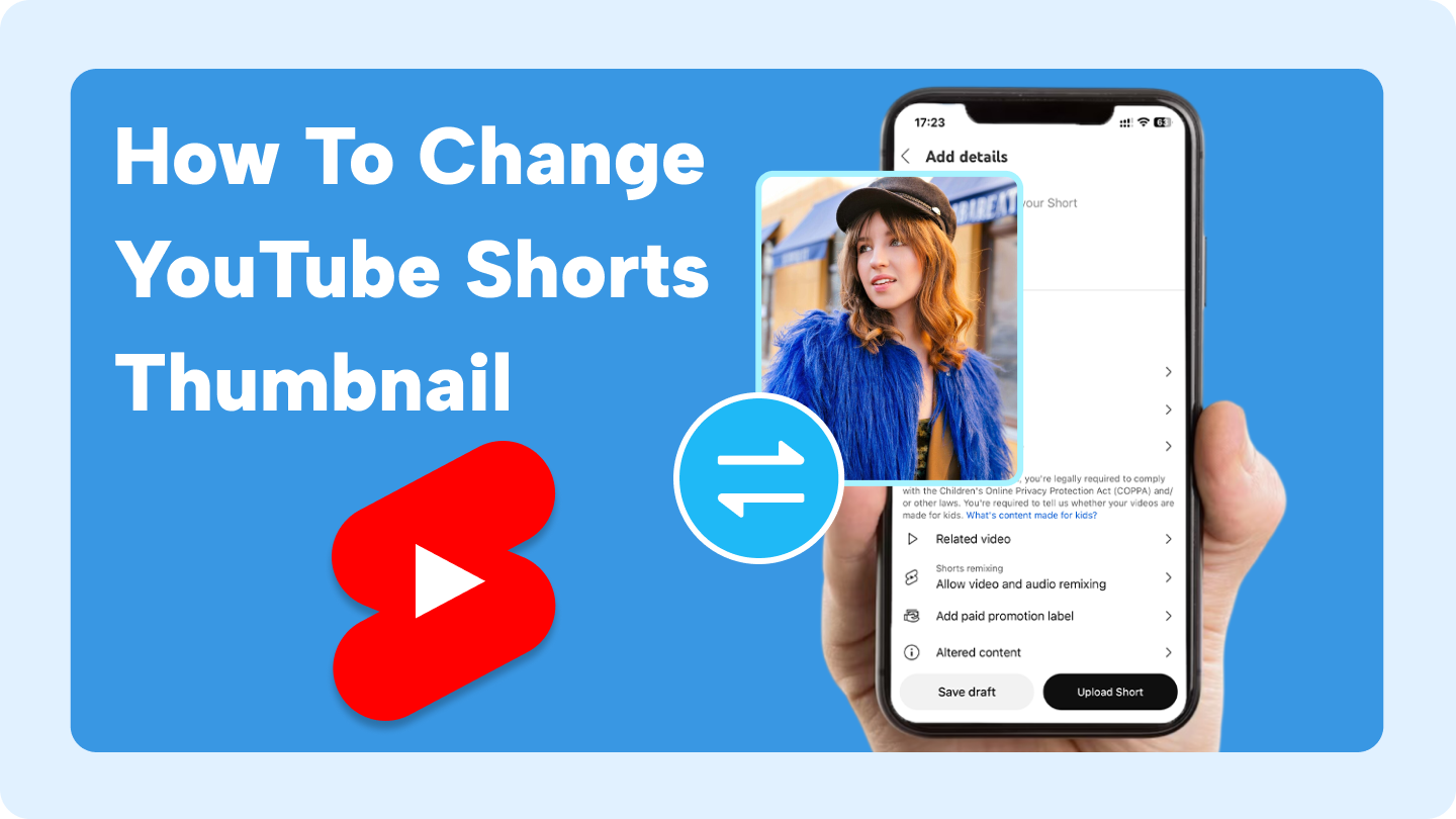jak zmienić miniaturę krótkiego youtube