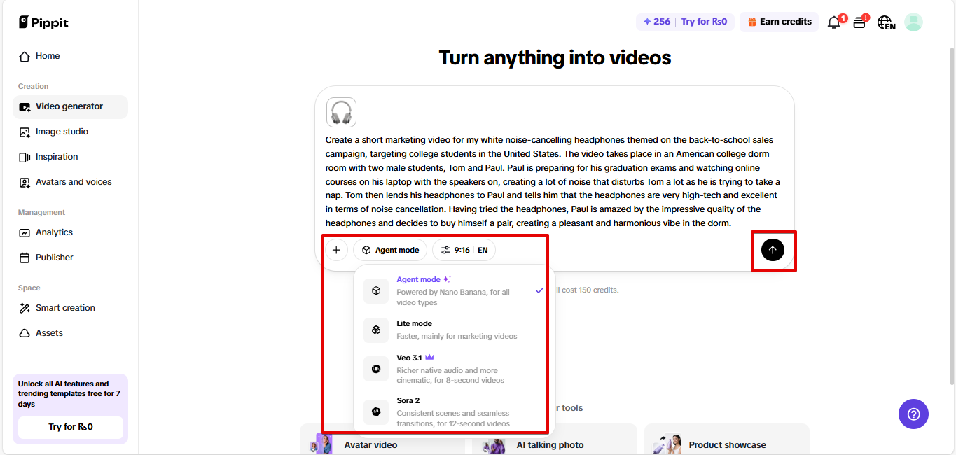 Tạo video với điểm nhấn mạnh mẽ