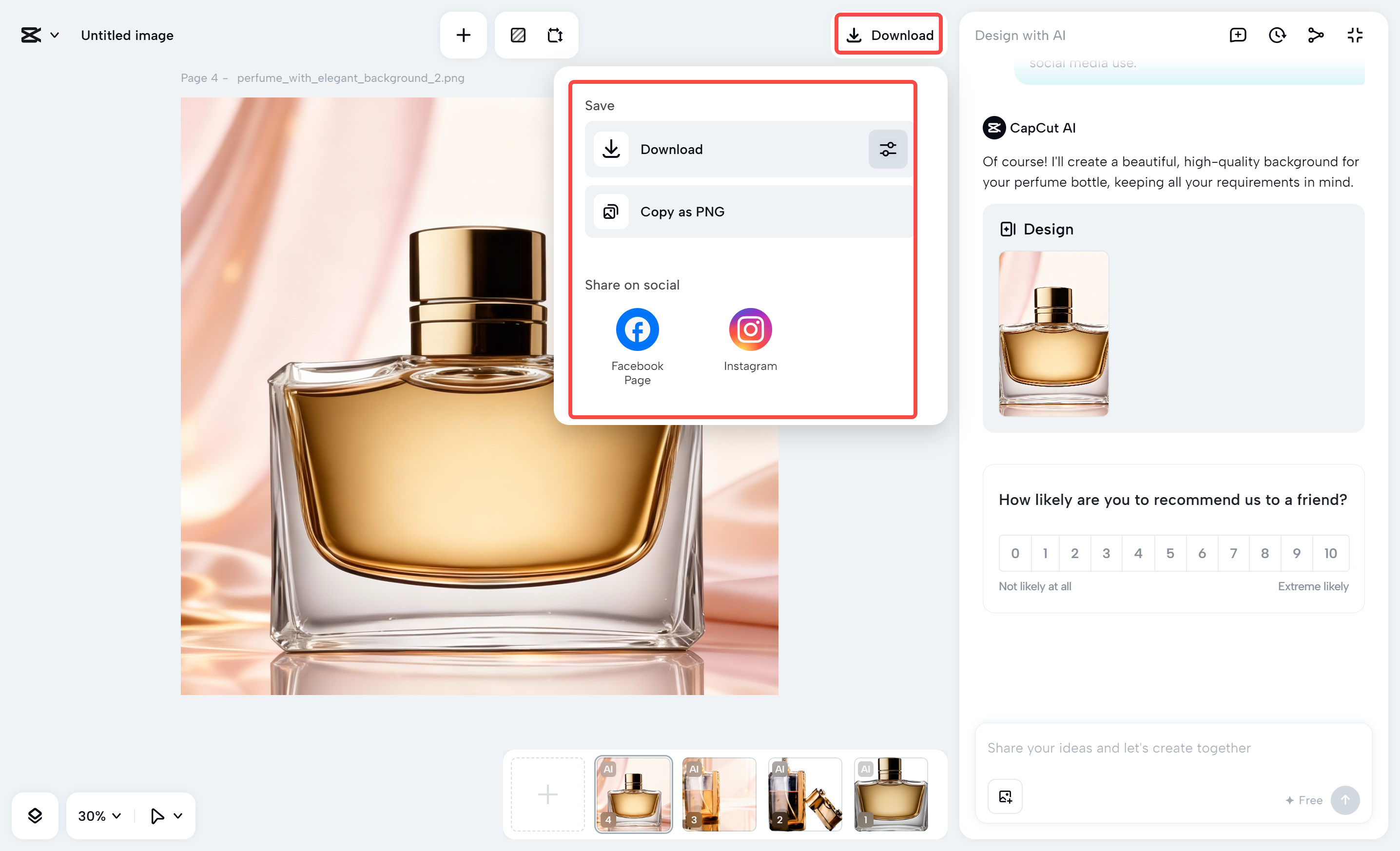 Export your image