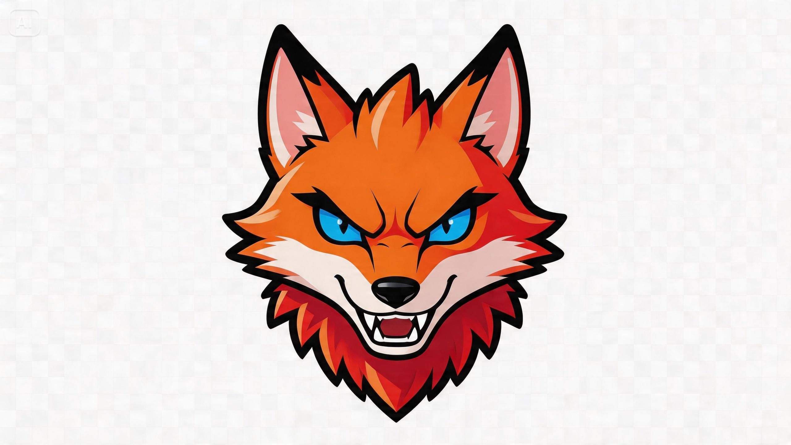 Prompt 2: Mascot logo without background