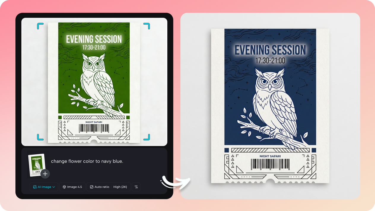 Customize every element with interactive AI editing