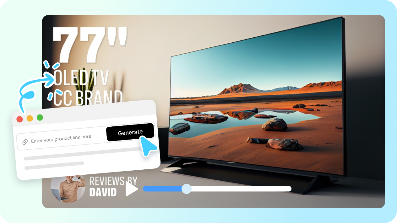 Generate TV commercials with AI