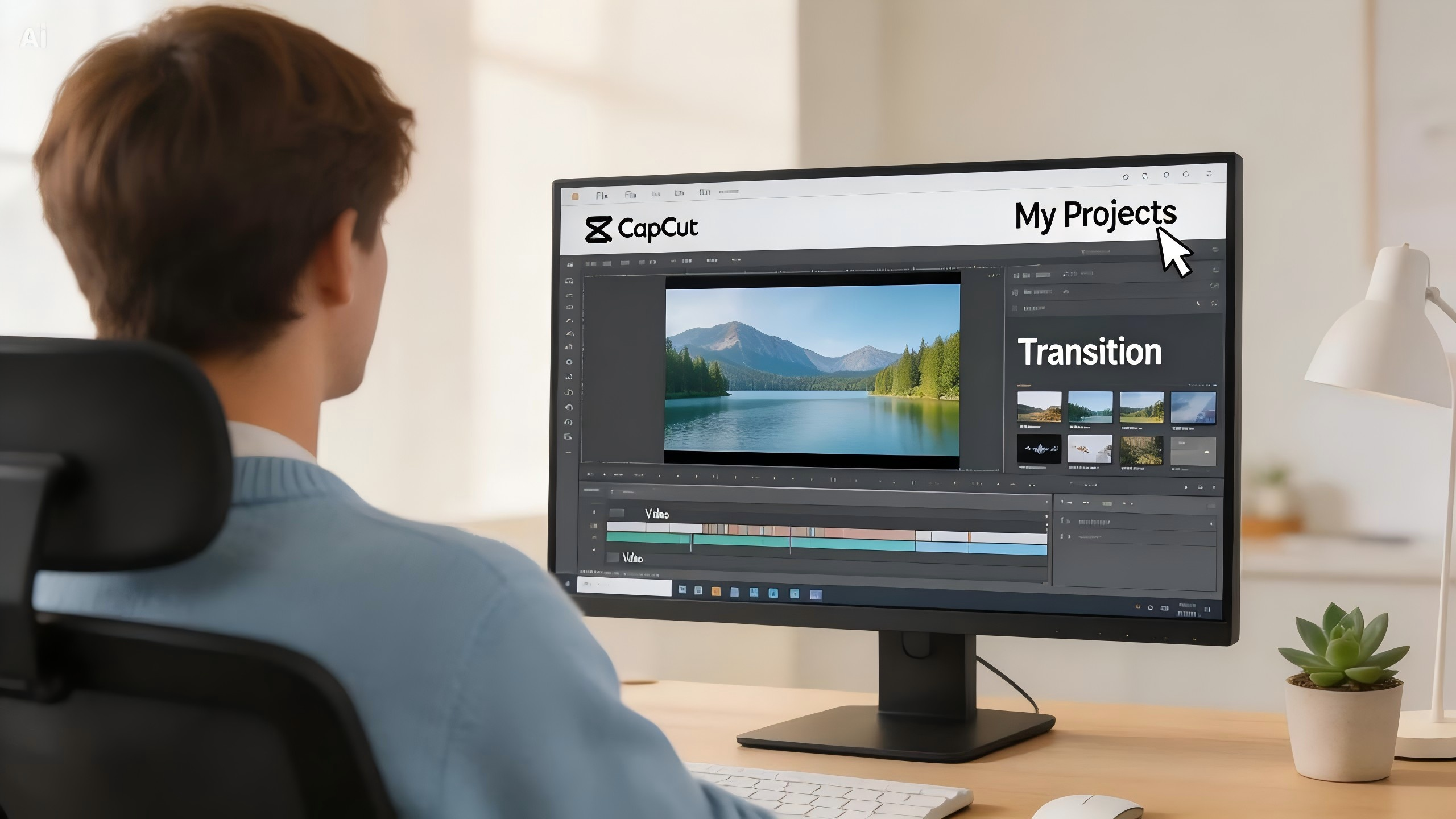 transitions in CapCut