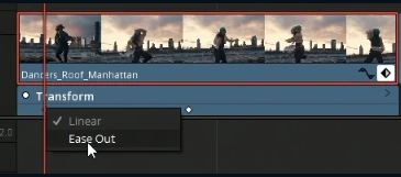 Udoskonalanie klatek kluczowych w celu powiększenia DaVinci Resolve