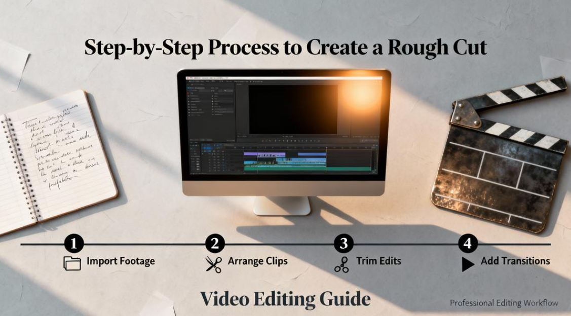 Simple steps to create a rough cut video