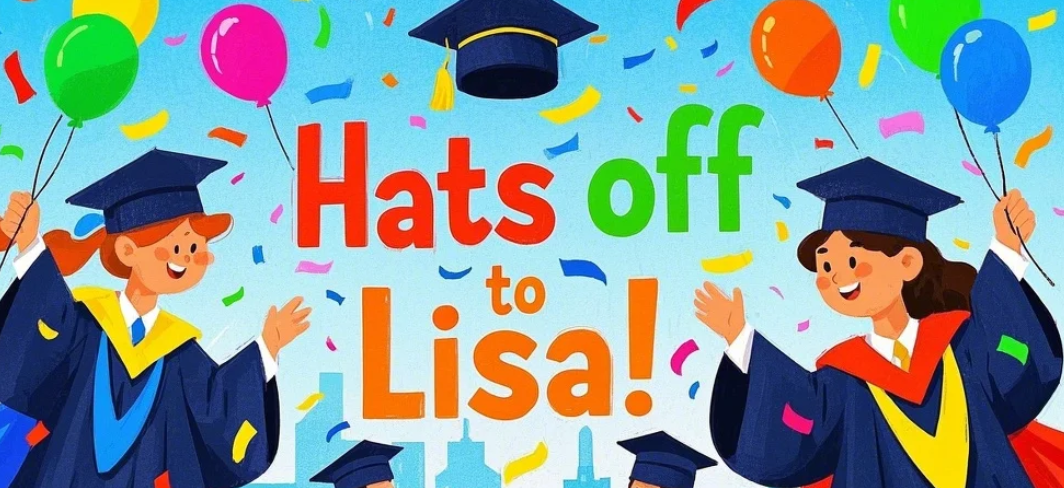 invitație jucăușă de absolvire