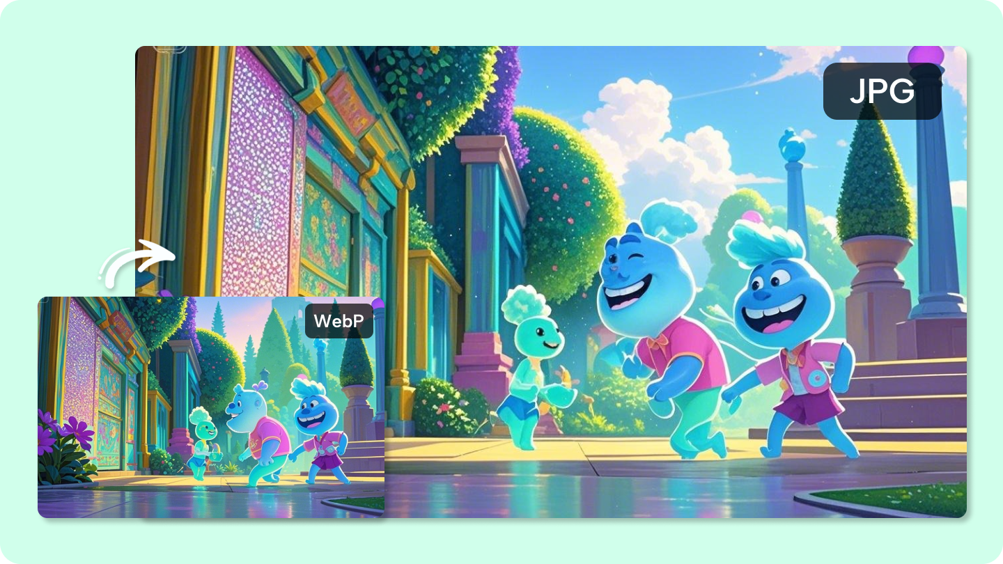 WebP to JPG converter