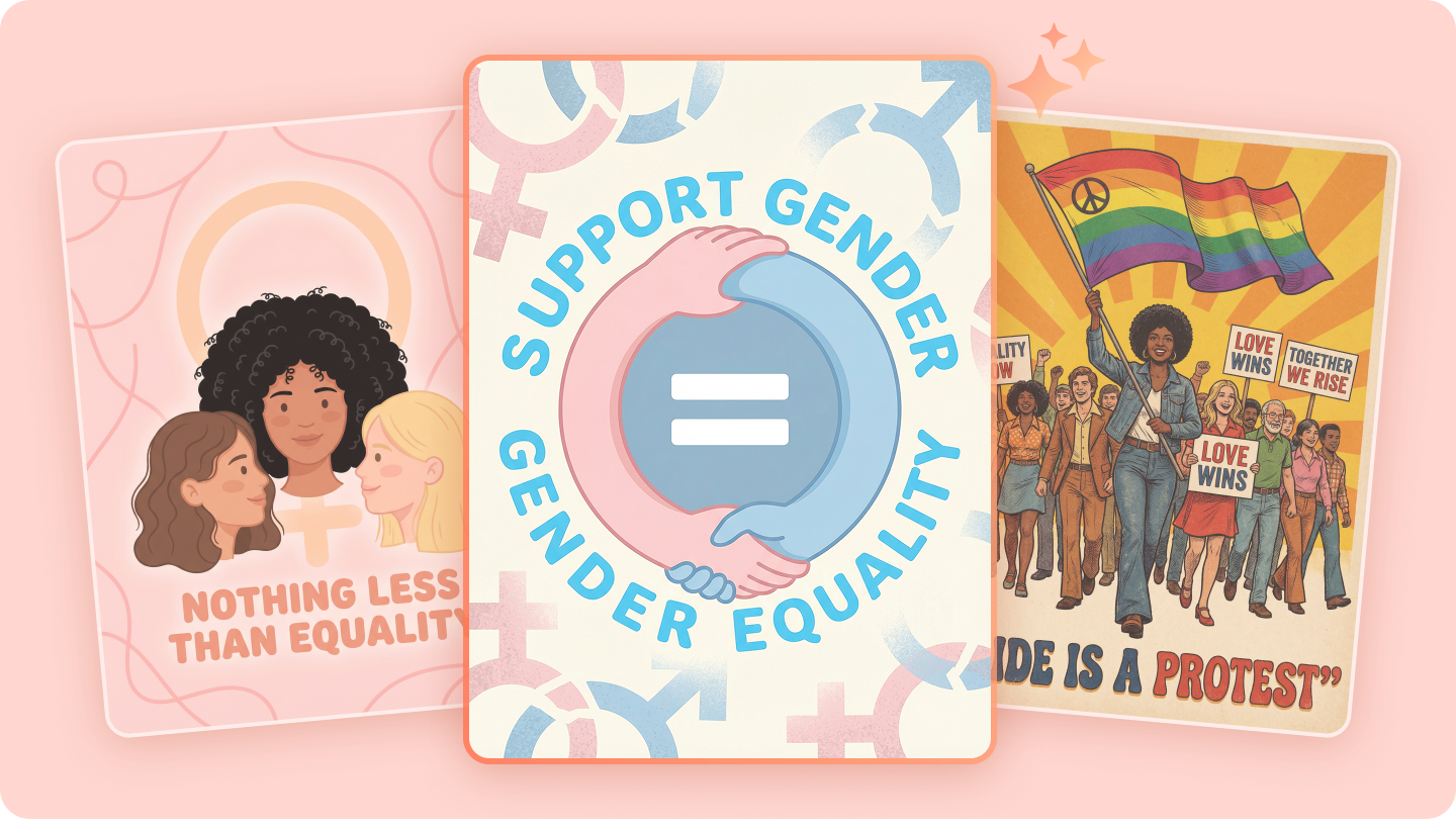 Cartel sobre Igualdad de Género: Creando Arte de Abogacía que Importa