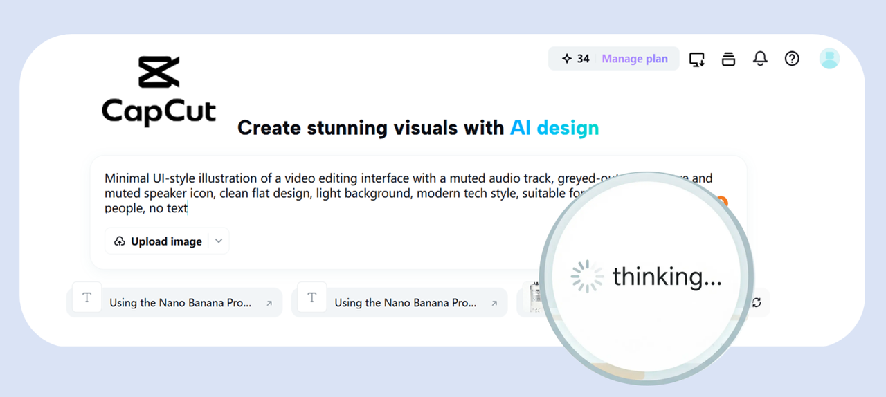 stuck at the thinking phase