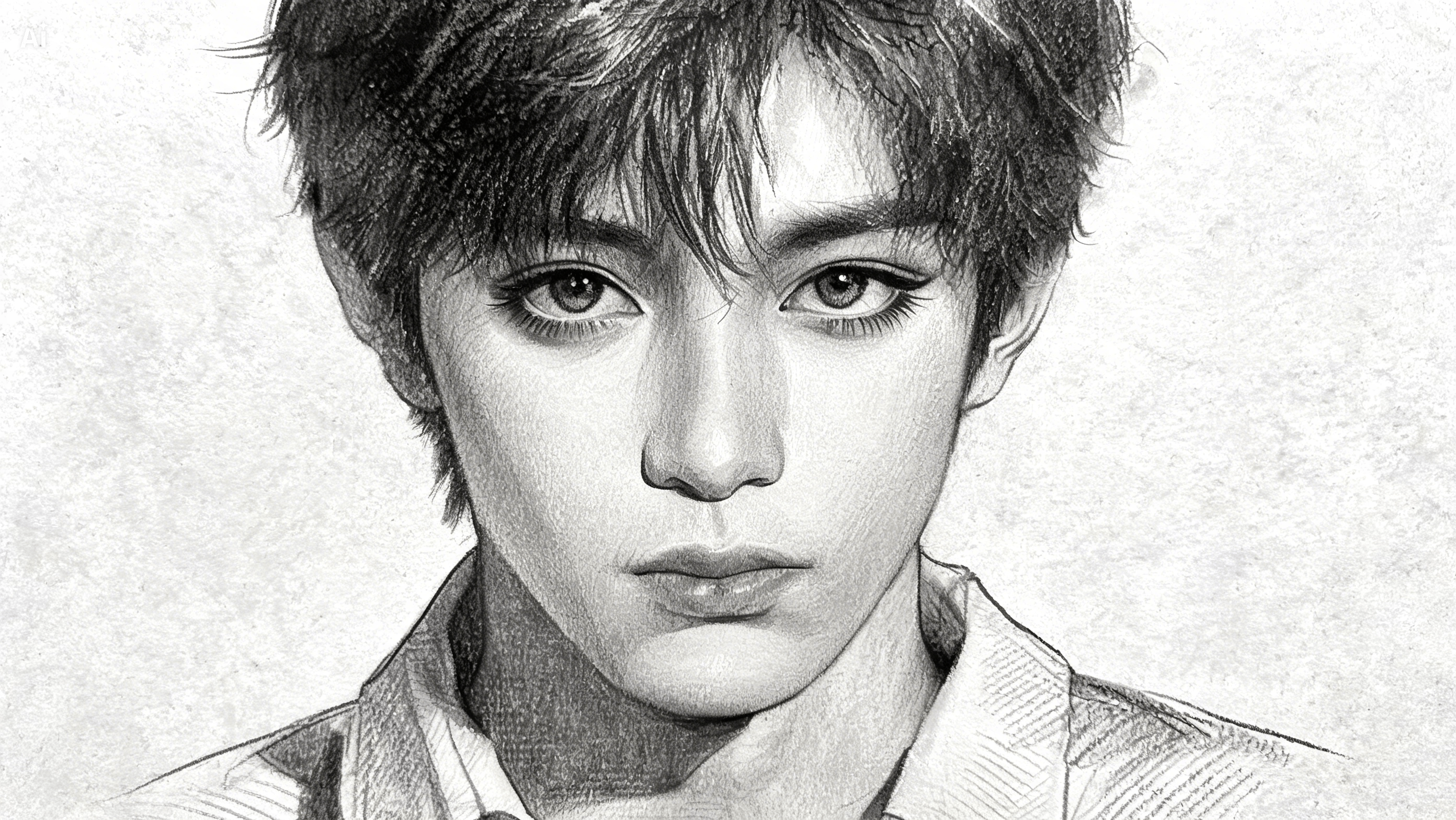 Turn Portrait Details Into Pencil Lines