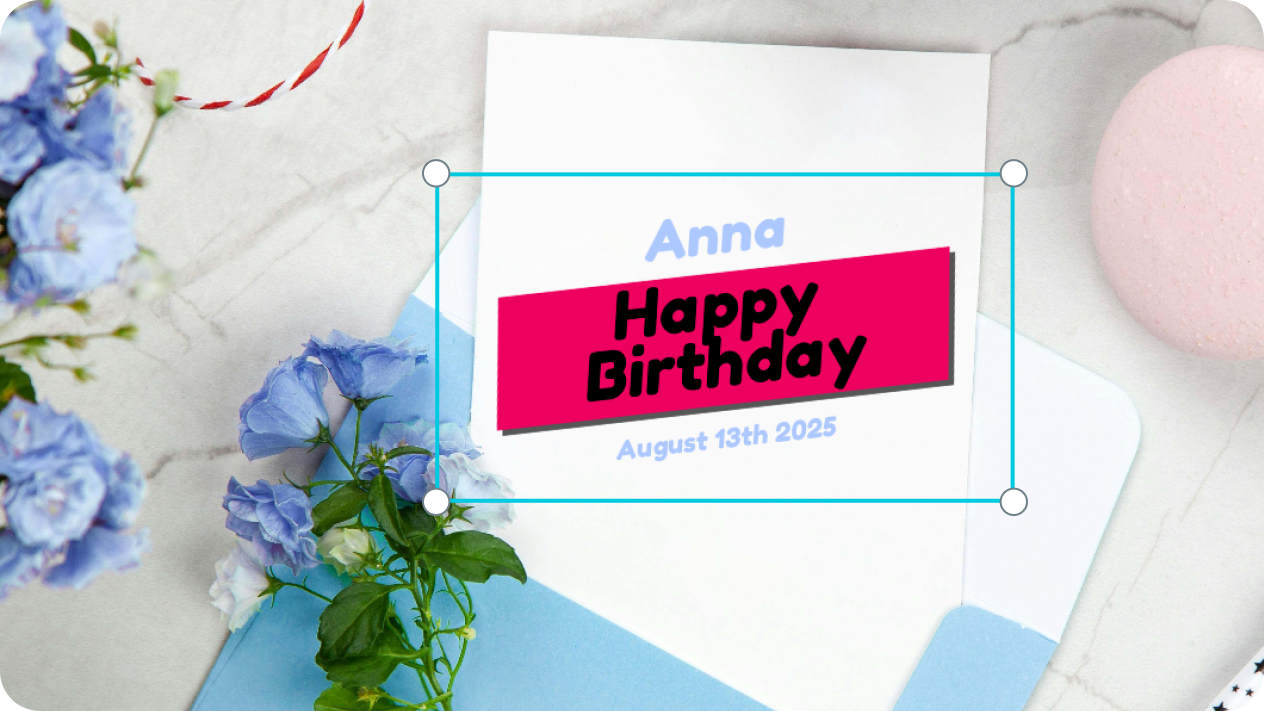 Flexible text, font & color customization