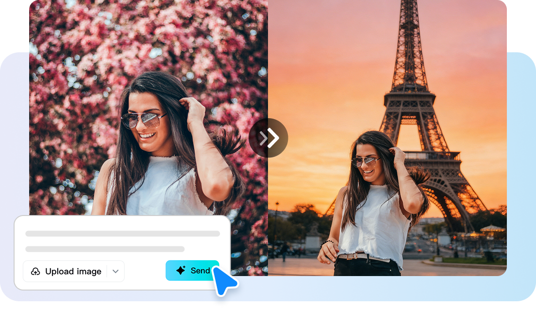 Remove background from the image with chroma key