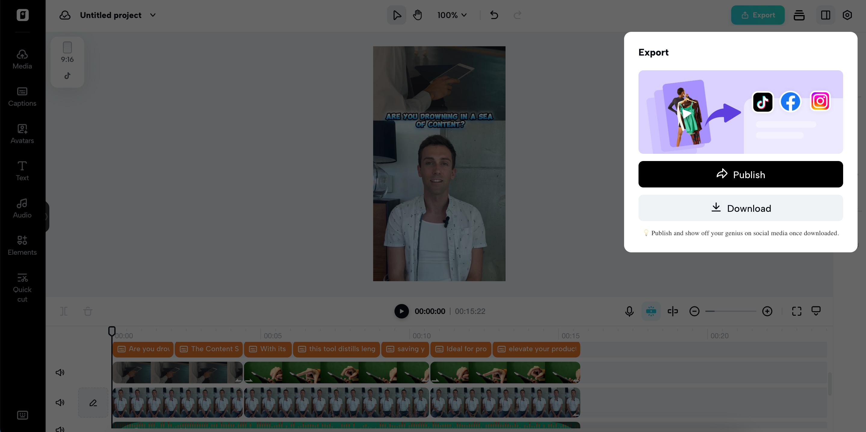 Edit your video