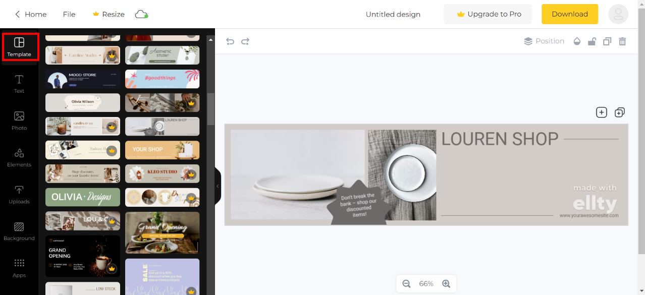 explore templates
