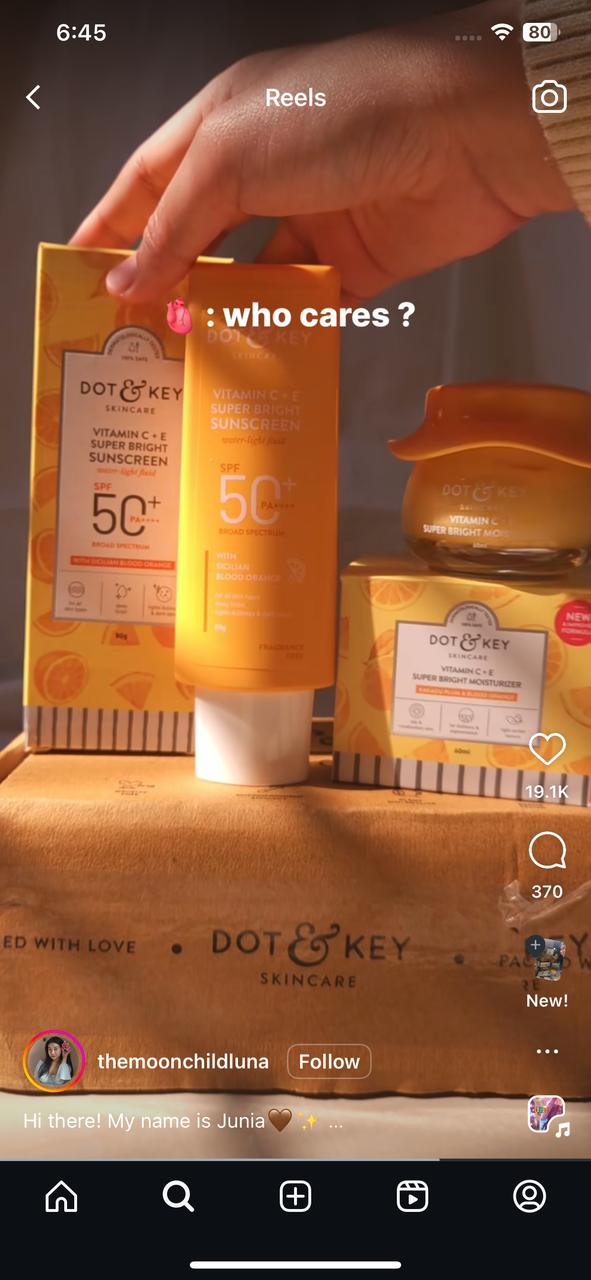 Product demos and reviews on Instagram