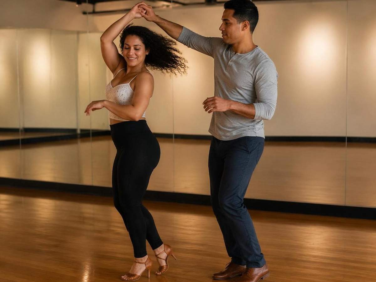 AI salsa dance generator prompt card distinct real photo 3 in 4:3