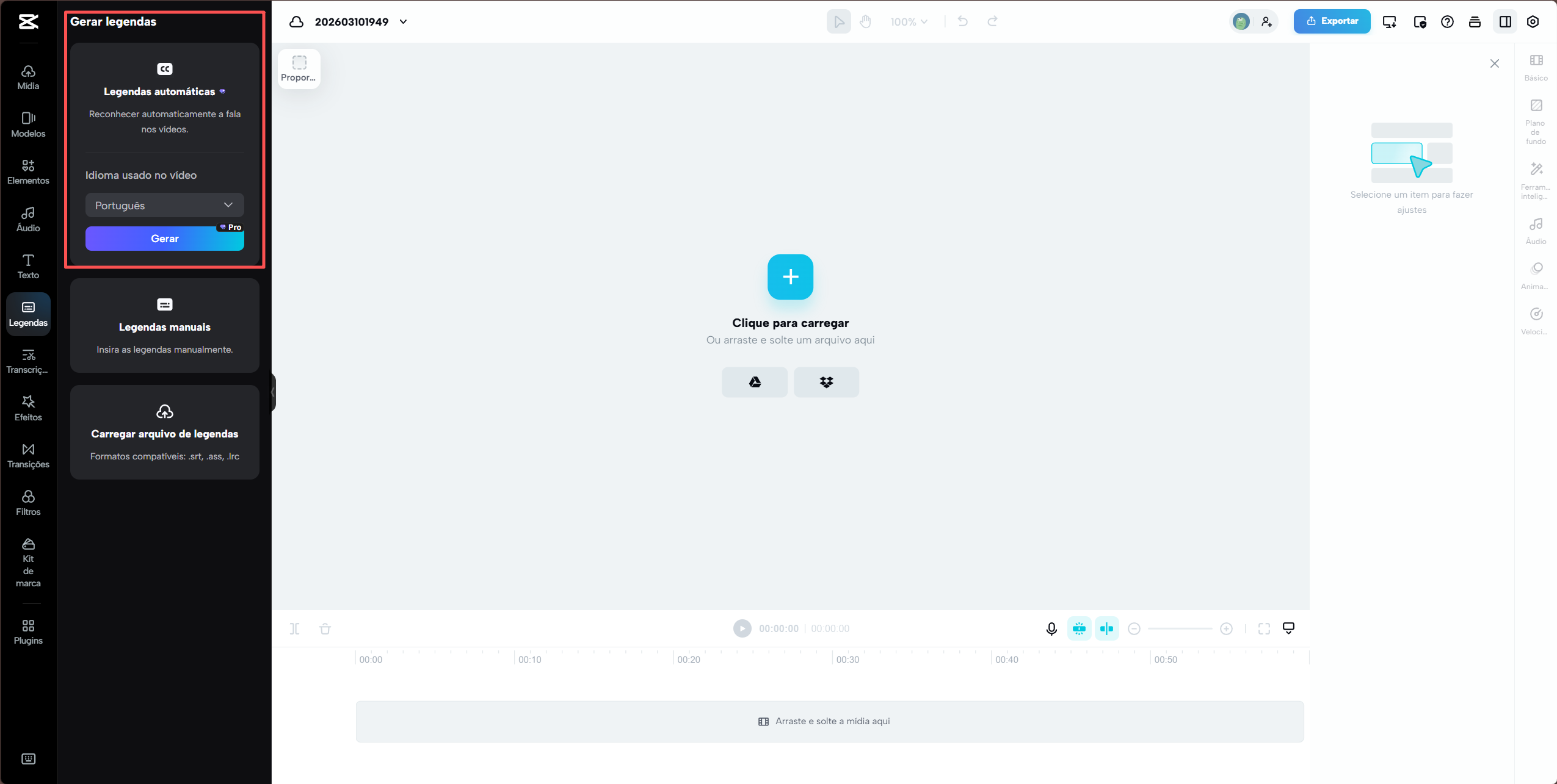 generate automatic captions